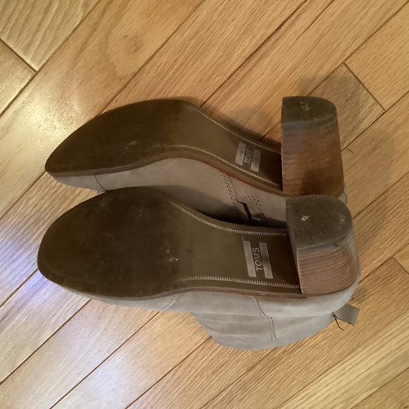 Toms Lunata booties, grey-beige, short boots, size 7 - Picture 11 of 13